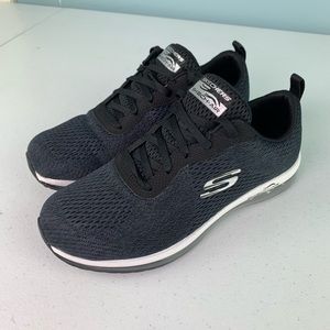 NEW Skechers Skech-Air Memory Foam Shoes Black